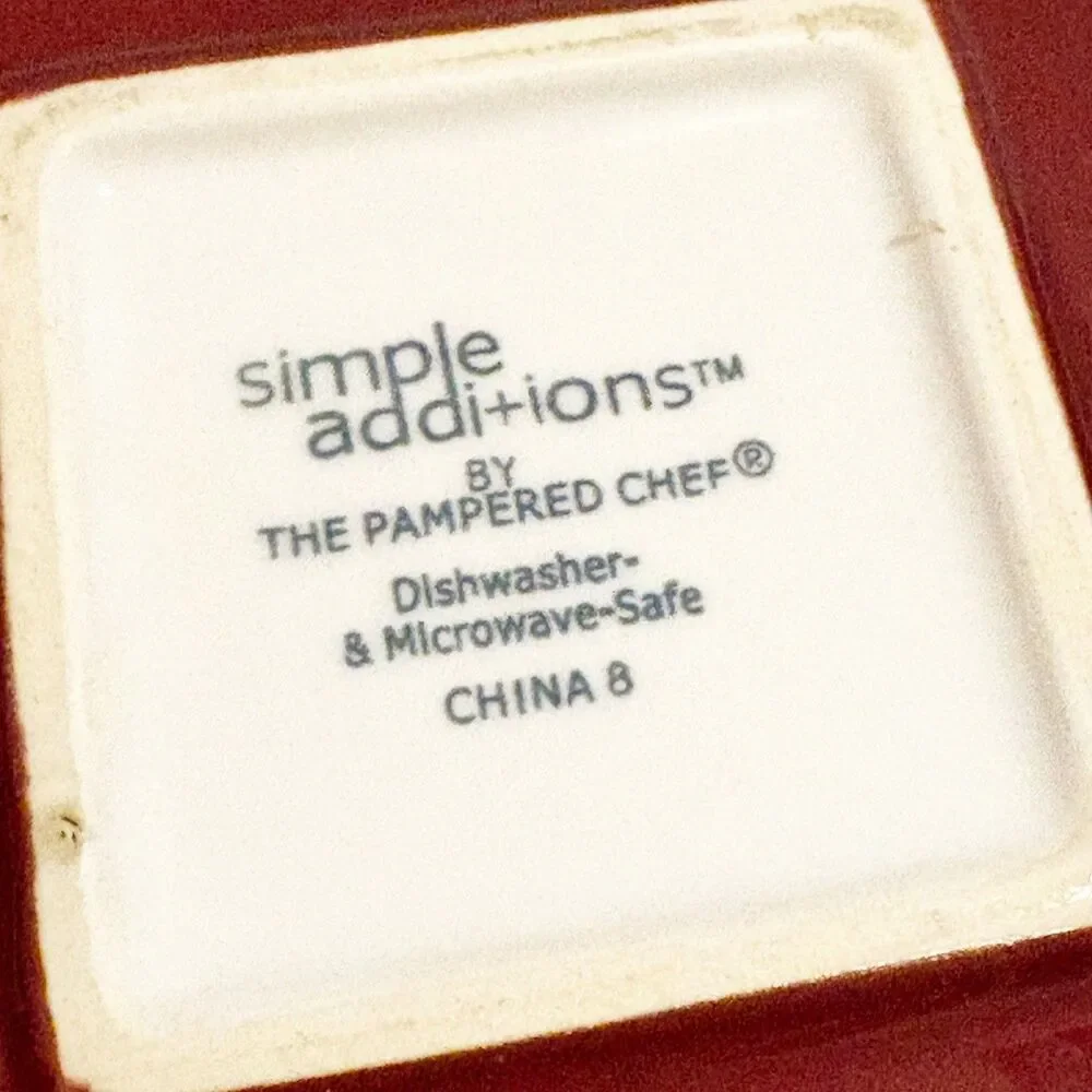 Pampered Chef Simple Additions Stripes 4 1/2 in. Bowl